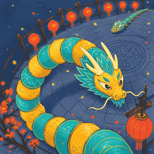 Dragons in Just One More, at the Lantern Festival
