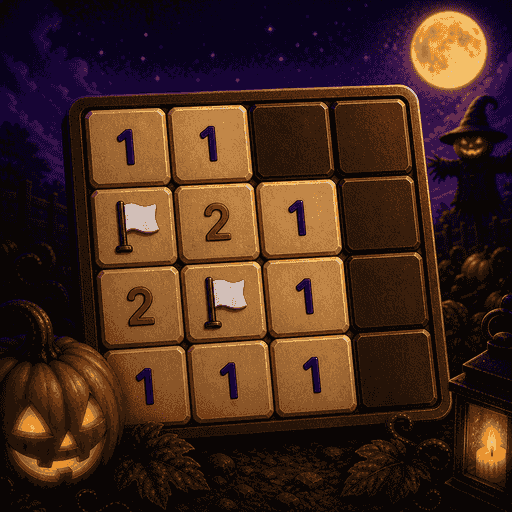 Minesweeper in Just One More, in the Haunted Harvest