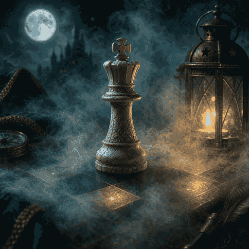Fog of War, played on the Chess board in Just One More