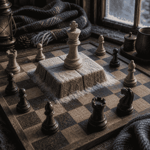King of the Hill, played on the Chess board in Just One More