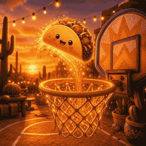 Hoops, played on the Flappy Taco board in Just One More