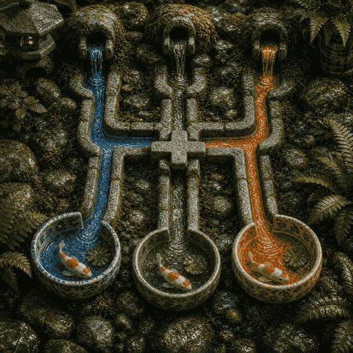 Three Springs, played on the Pipe Flow board in Just One More