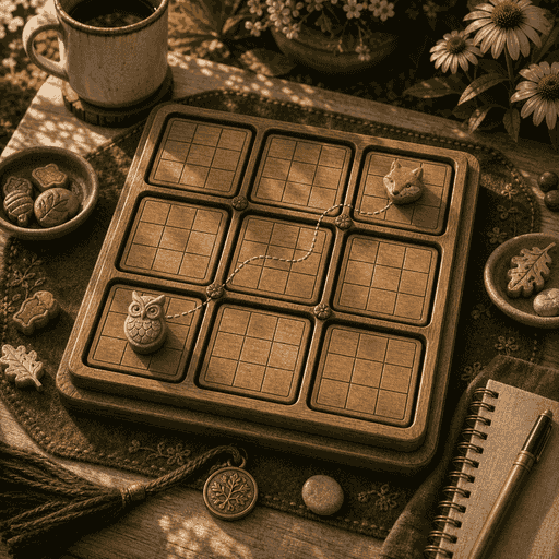 Ultimate, played on the Tic-Tac-Toe board in Just One More